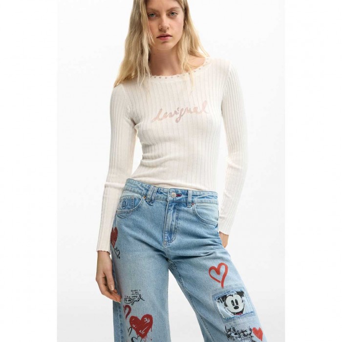DESIGUAL Mickey Mouse™ Hearts Jeans BLUE