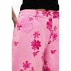 DESIGUAL Jeans trousers flowers PINK DESIGUAL Jeans trousers flowers PINK
