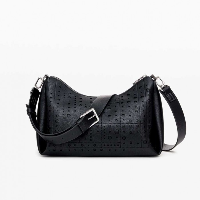 DESIGUAL Embossed bag BLACK