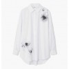 DESIGUAL Poppy print shirt WHITE