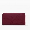 DESIGUAL Botanical faux leather wallet BORDO