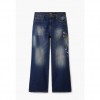 DESIGUAL Denim culotte jeans BLUE