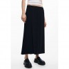 DESIGUAL Pleated midi skirt BLACK