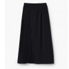 DESIGUAL Pleated midi skirt BLACK