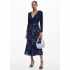 DESIGUAL Combined midi dress BLUE