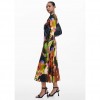 DESIGUAL Printed midi dress M. Christian Lacroix