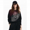 DESIGUAL Wave knit sweater M. Christian Lacroix BLACK