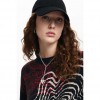 DESIGUAL Wave knit sweater M. Christian Lacroix BLACK