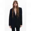 DESIGUAL Laser-cut blazer BLACK