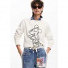 DESIGUAL Minnie Mouse Sweater WHITE