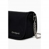 DESIGUAL Nylon crossbody bag BLACK