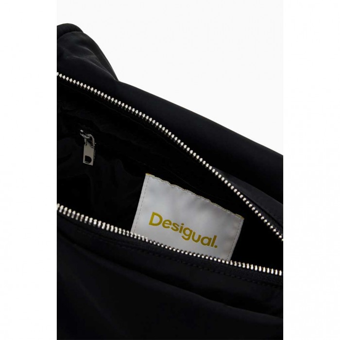 DESIGUAL Nylon crossbody bag BLACK