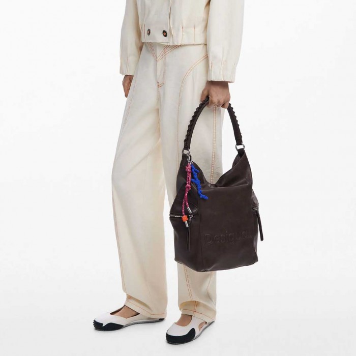 DESIGUAL WOMAN BAG ARICA DARK BROWN