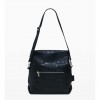 DESIGUAL Medium Mickey™ faux leather flap bag BLACK