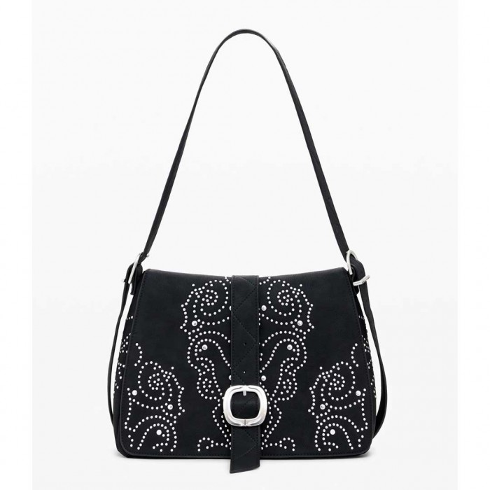 DESIGUAL WOMAN BAG POKER BLACK