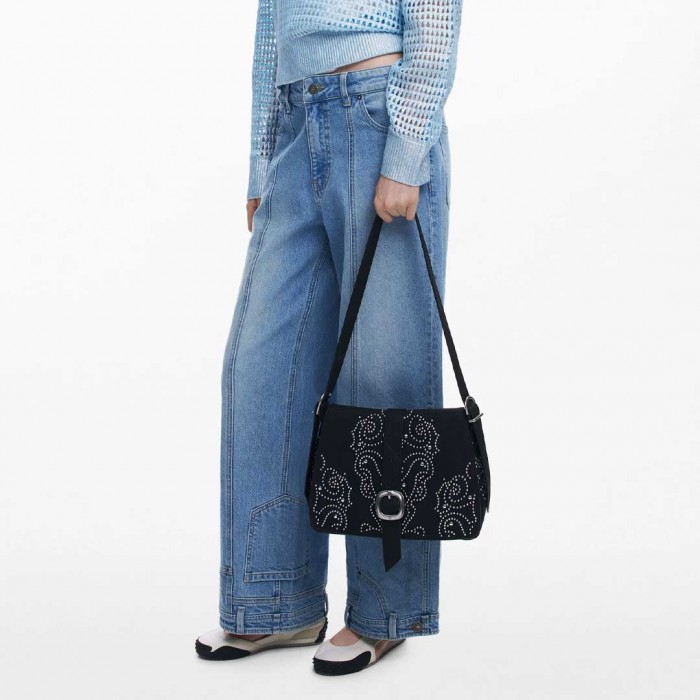 DESIGUAL WOMAN BAG POKER BLACK