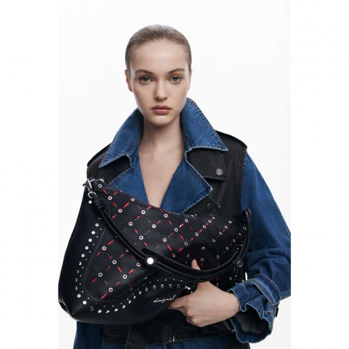 DESIGUAL WOMAN BAG YANKEE BLACK