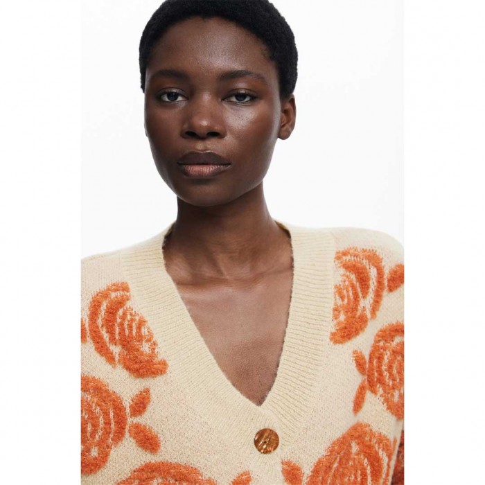 DESIGUAL WOMAN CARDIGAN BEIGE