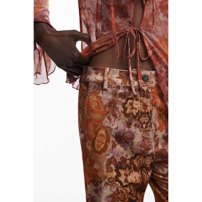 DESIGUAL WOMAN PANT ROMANTICA MULTI
