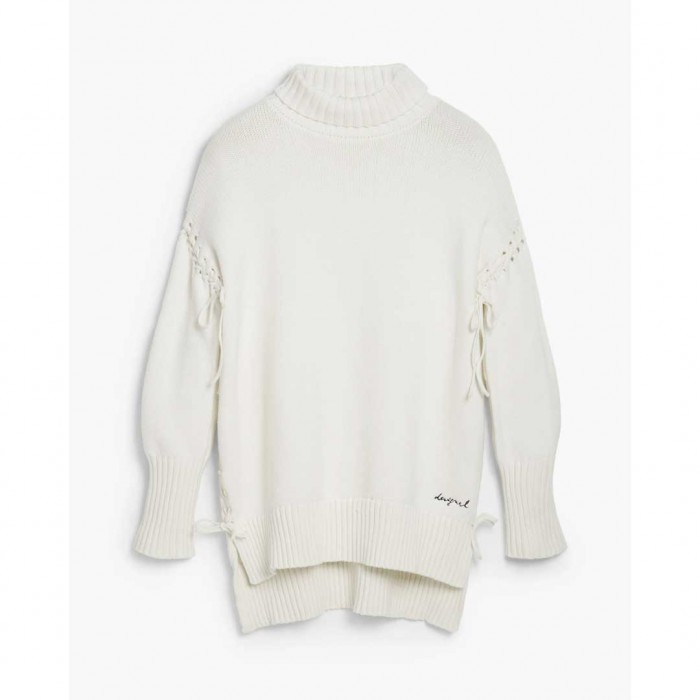 DESIGUAL WOMAN PULLOVER VANTAA ECRU