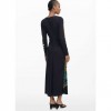DESIGUAL WOMAN LONG DRESS FIONA BLACK