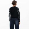 DESIGUAL WOMAN-PULLOVER KODIAK BLACK/WHITE