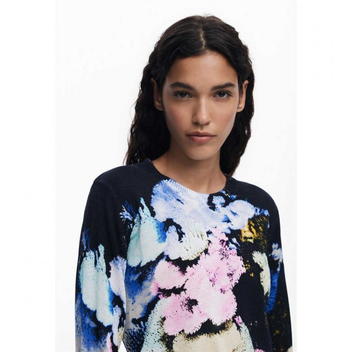 DESIGUAL Sweater designed by Mr. Christian Lacroix BLACK