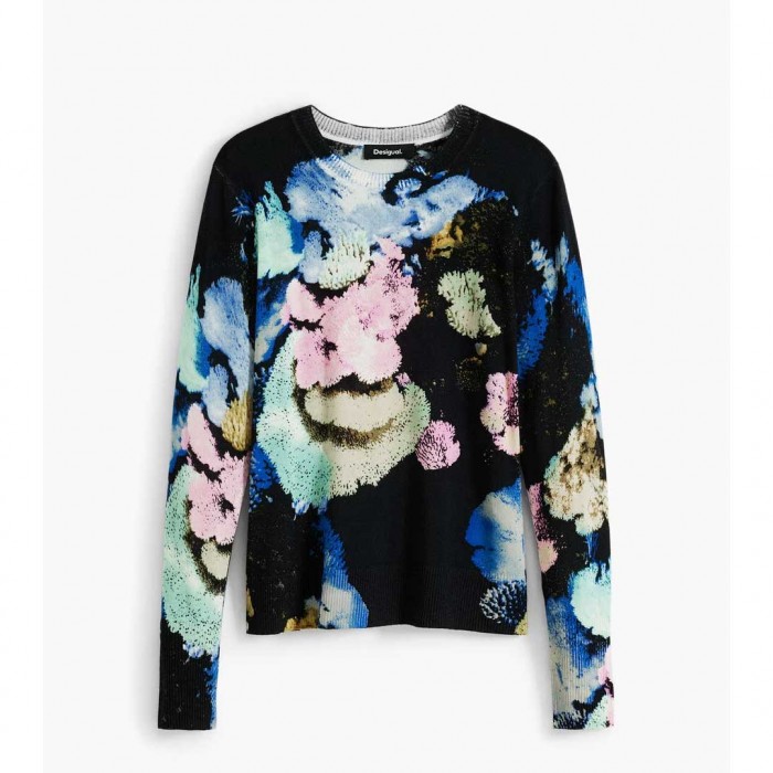 DESIGUAL Sweater designed by Mr. Christian Lacroix BLACK