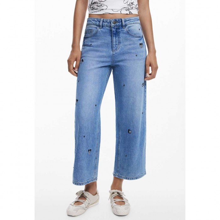 DESIGUAL WOMAN MICKEY JEAN BLUE