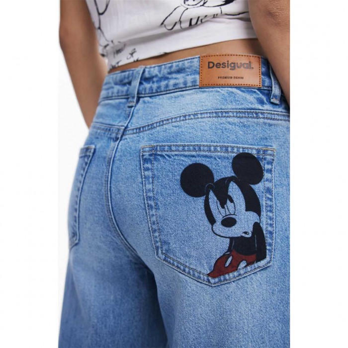 DESIGUAL WOMAN MICKEY JEAN BLUE