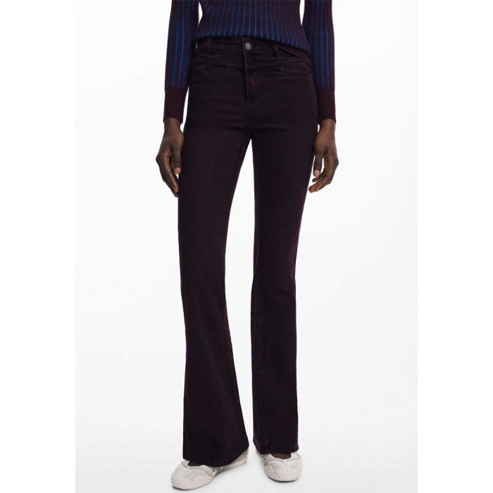 DESIGUAL WOMAN FLARE JEAN COCO BORDO