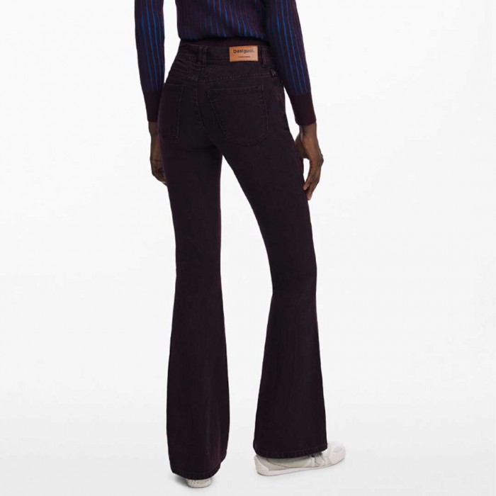 DESIGUAL WOMAN FLARE JEAN COCO BORDO