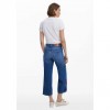 DESIGUAL Embroidered culotte jeans BLUE