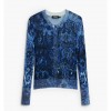 DESIGUAL WOMAN CARDIGAN KASSIDY BLUE/BLACK DESIGUAL WOMAN CARDIGAN KASSIDY BLUE/BLACK