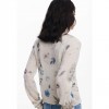 DESIGUAL WOMAN 2-in-1 sweater ECRU