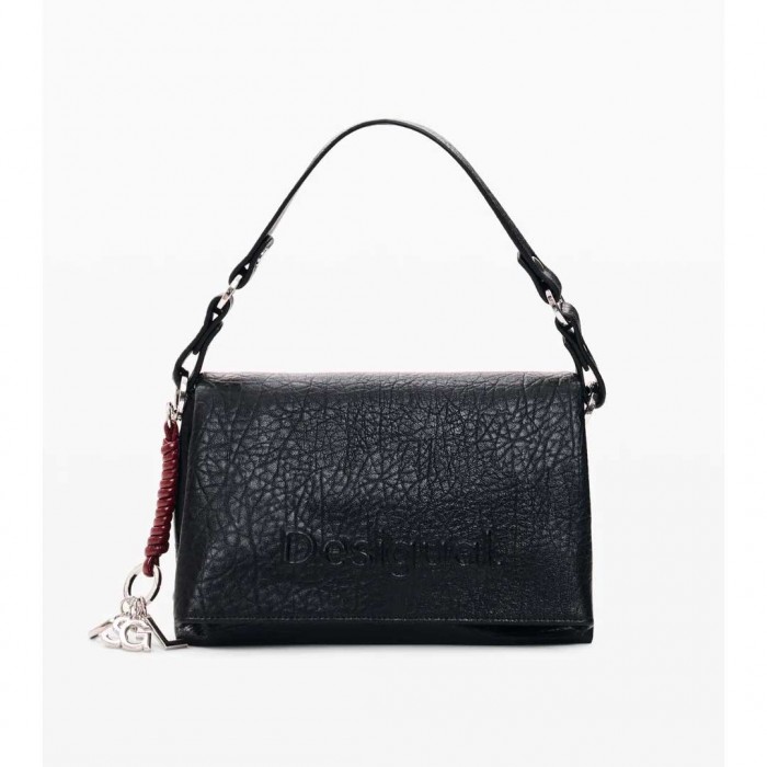 DESIGUAL WOMAN Medium Quilted Bag BLACK 1