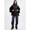 DESIGUAL WOMAN PONCHO LEATHER BLACK