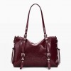 DESIGUAL WOMAN Large shopper bag DARK RED