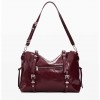 DESIGUAL WOMAN Large shopper bag DARK RED