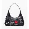 DESIGUAL WOMAN Large message bag BLACK