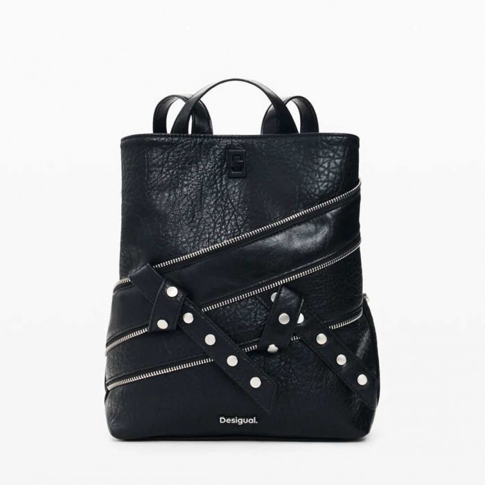 DESIGUAL WOMAN Mini small backpack BLACK 1