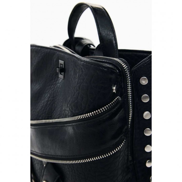 DESIGUAL WOMAN Mini small backpack BLACK 1