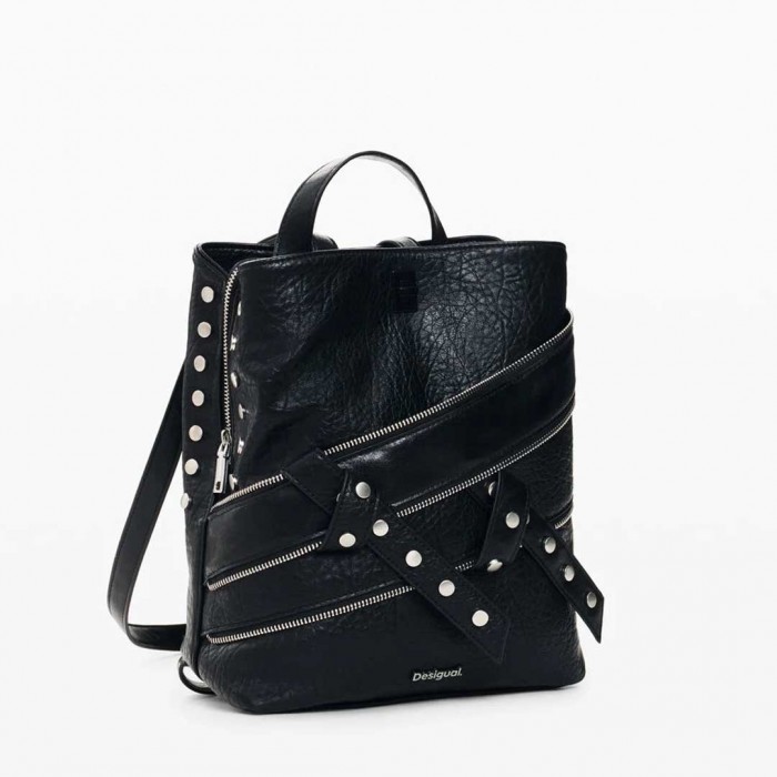 DESIGUAL WOMAN Mini small backpack BLACK 1