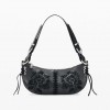 DESIGUAL WOMAN Medium Embroidered Bag BLACK