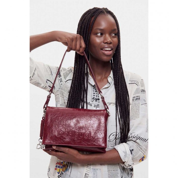 DESIGUAL WOMAN BAG VENECIA DARK RED