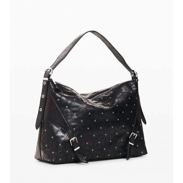 DESIGUAL WOMAN Large shoulder bag BLACK