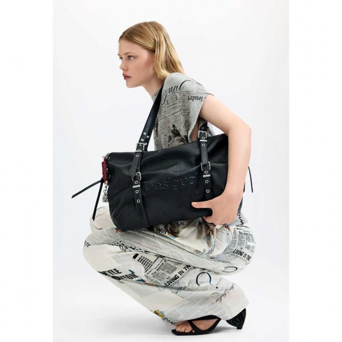 DESIGUAL WOMAN Large shopping bag BLACK 1