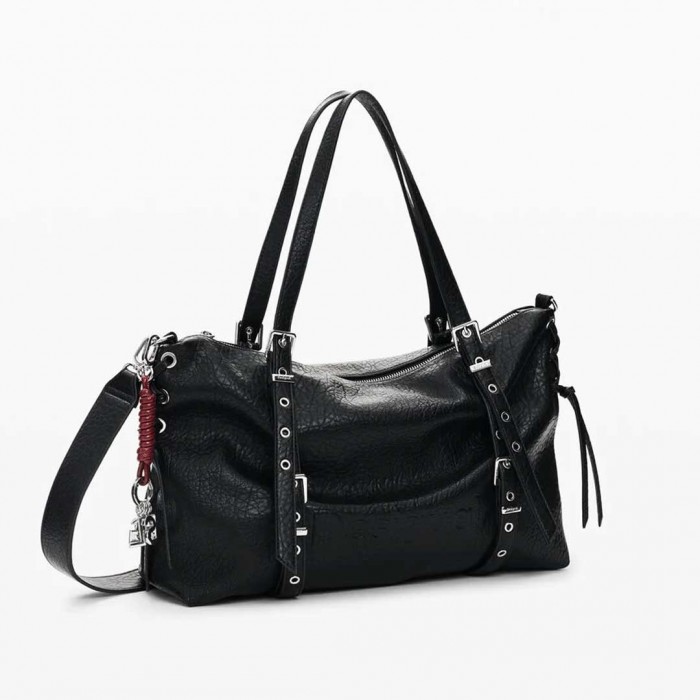 DESIGUAL WOMAN Large shopping bag BLACK 1