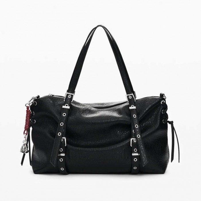 DESIGUAL WOMAN Large shopping bag BLACK 1