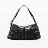 DESIGUAL WOMAN Medium Embroidered Bag BLACK 1